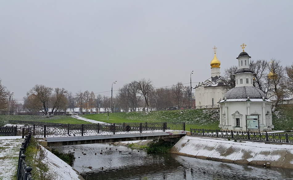 Первый снег в Сергиевом Посаде